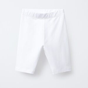 Zara Kids Cream Girls Bike Short Leggings Size 9